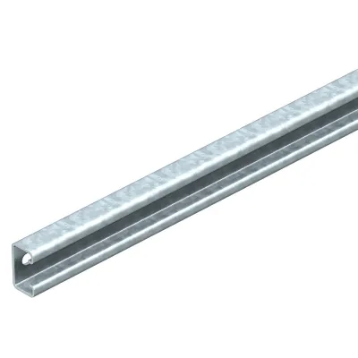OBO BETTERMANN Profilschiene MS4022P0392FT | Sprosse C-Profil 392x40x22,5 mm | Stahl feuerverzinkt | Rücken gelocht