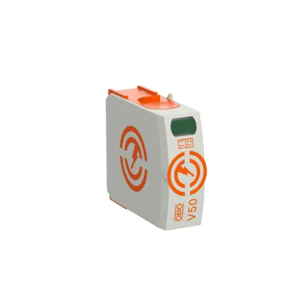 OBO Bettermann Kombi-Ableiter V50-0-280 | Typ 1+2 | 1-polig | 12,5kA | 280V AC | Hutschiene | IP20 | steckbar