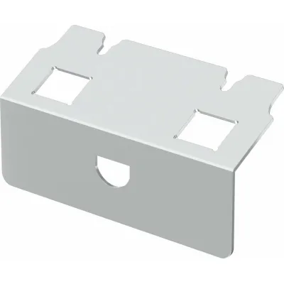 OBO Bettermann Datentechnikträger DT UH2 C 7368474 | Montageträger für UDHOME2 Typ C | 2 Module | Metall | Edelstahl