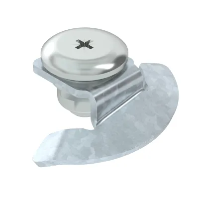 OBO Bettermann Drehriegel DRL H S FT 6065018 | Deckelverschluss 20mm | Kabelleiter Kabelrinne | Stahl feuerverzinkt