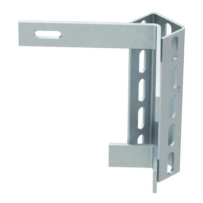 OBO BETTERMANN Eckaufnahme KA-EA FT 6346763 | Wand- & Stielausleger | 250x300 mm | Stahl feuerverzinkt | zink