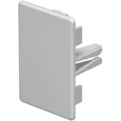 OBO Bettermann Endstück WDK HE40060LGR 6183735 | Endkappe Kabelkanal 40x60mm | PVC | aufrastbar | IP30 | lichtgrau