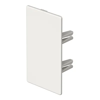OBO Bettermann Endstück WDKH-E60110RW | Endstück halogenfrei für WDKH-Kanal | 60x110 mm | Kunststoff | weiß RAL9010