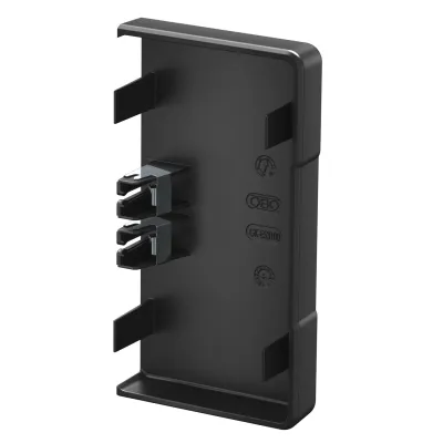 OBO Bettermann Endstück GK-E70130SW | für Geräteeinbaukanal | 135x73 mm | PC/ABS | RAL9005 tiefschwarz