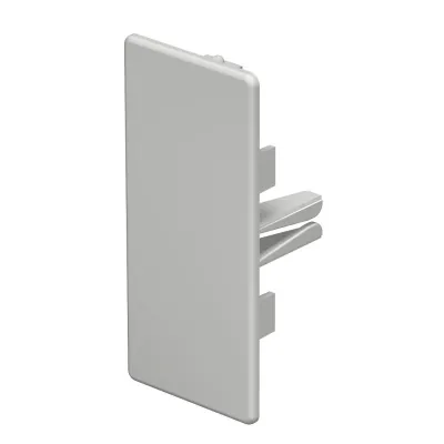 OBO Bettermann Endstück WDK HE40090RW | Endkappe für Kabelkanal 40x90mm | PVC | aufrastbar | weiß RAL9010