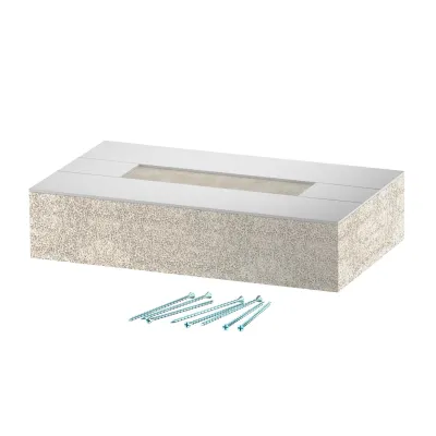 OBO BETTERMANN Endstück BSKD09-E0511 | Brandschutzkanal | Glasfaserleichtbeton | 190x113 mm | I90 E30 | grau