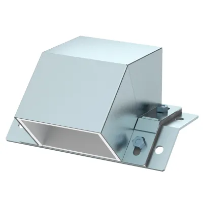 OBO Bettermann Vertikalbogen BSKM-EF 0711 7216355 | Kabelrinne 45° fallend | 70x110mm | Stahl bandverzinkt | zink