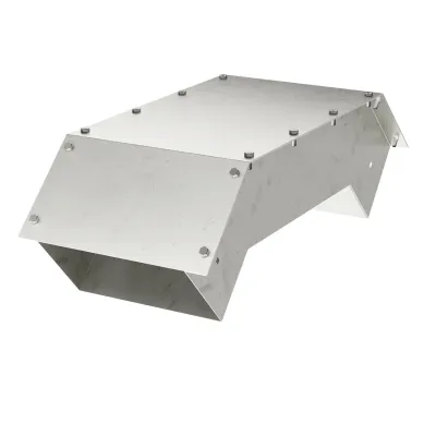 OBO BETTERMANN Etage fallend doppelt PLMR LFD 7218204 | Installationskanal Zubehör | 45° Winkel | 607x260x187 mm