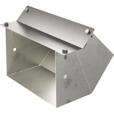 OBO BETTERMANN Etage steigend PLMR LR 1220 A2 | Installationskanal | 171x158x260 mm | 45° | unbehandelt | edelstahl