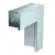 Bild: OBO BETTERMANN Flachwinkel mit Oberteil LKM F60060FS 6247989 | 60x60mm | Stahl bandverzinkt | 90° | halogenfrei | zink