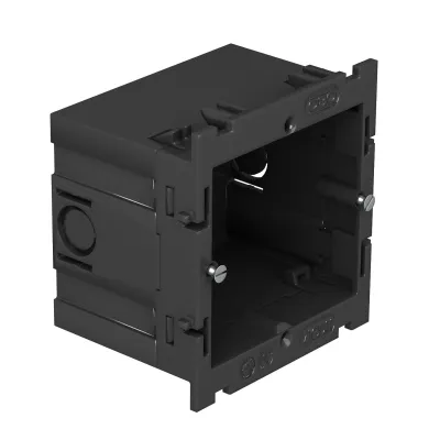 OBO Bettermann Geräteeinbaudose 71GD11 1-fach | Frontmontage | Datentechnik | 71x76x51mm | Kunststoff | geschlossen