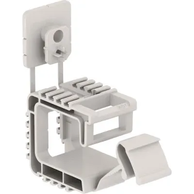 OBO Bettermann Grip-Sammelhalterung 2031 10 | 10x NYM 3x1,5 | Kunststoff | halogenfrei | Wand-/Deckenmontage | lichtgrau