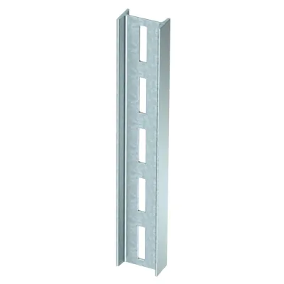 OBO Bettermann I-Stiel IS 8 30 FT 6337031 | I-Profilschiene 300x80x42 mm | Stahl feuerverzinkt | Steg gelocht | zink