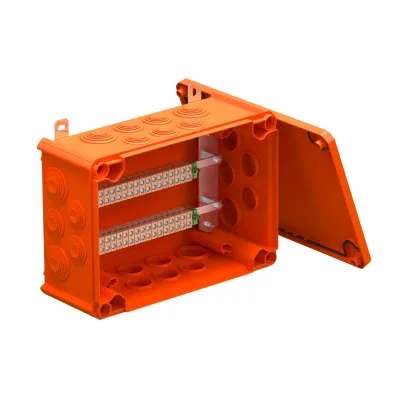 BETTERMANN Kabelabzweigkasten T350ED 4x32AD | Abzweigdose IP66 | Kunststoff | E90 Funktionserhalt | 267x182x110mm