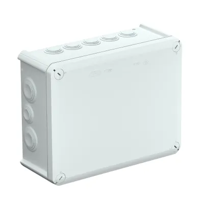OBO Bettermann Kabelabzweigkasten T 250 2007109 | IP66 | 240x190x95 mm | Kunststoff halogenfrei | 25 mm² | grau