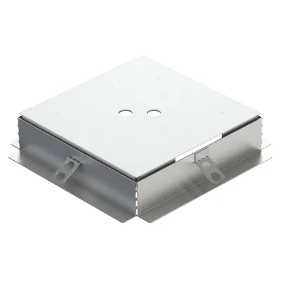 OBO Bettermann Kassetten-Schalkörper SK RK9 7404372 | für geschliffene Estriche | quadratisch 247x247x55 mm | Aluminium