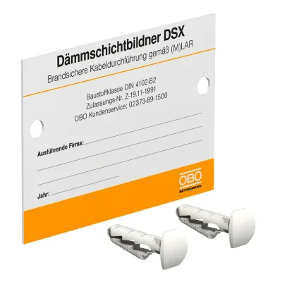 OBO BETT. Kennzeichnungsschild f.Einzelkabeldurchf KS-LAR DE