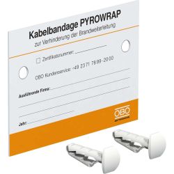 OBO BETT. Kennzeichnungsschild f.Kabelbandage KS-FSB DE