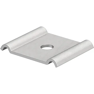 OBO BETTERMANN Klemmstück GKS 50 11 A4 | 6015280 | Befestigung Gitterrinnen | M10 60x40 | Edelstahl | rostfrei