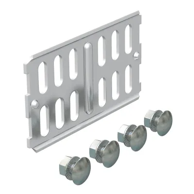OBO Bettermann Längsverbinder RLVK 60 A2 6067654 | Kabelrinne 60x100 mm | Schraubverbinder | Edelstahl V2A | rostfrei