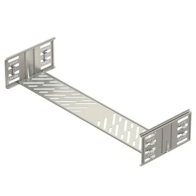 OBO Bettermann Längsverbinder KTSMV 160 VA4301 | Kabelrinnenverbinder schraublos | 110x200 mm | Edelstahl