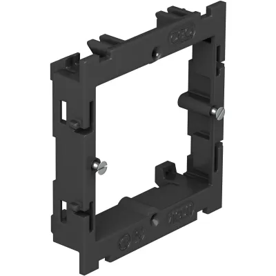 OBO Bettermann Montageträger 71MTD 6288577 | 1-fach für Datentechnik | 71x76x20 mm | Polyamid | lichtgrau | Rapid 80/ISS