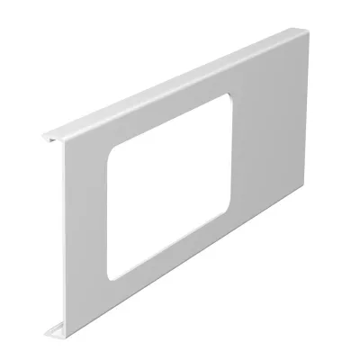 OBO Bettermann Oberteil 2-fach D2-2 110RW 6194109 | Geräteeinbau WDK-Kanal | 108x300mm | PVC | IP30 | reinweiß RAL9010