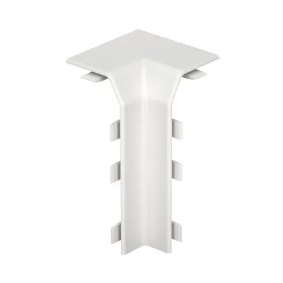 Rehau Inneneck RD IE40105 rws | Sockelleistenkanal Rauduo | 40x105 mm | PVC | RAL9010 reinweiß | 90° Winkel