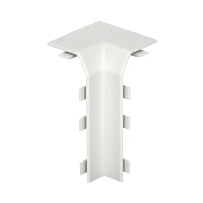 Rehau Inneneck RD IE40105 rws | Sockelleistenkanal Rauduo | 40x105 mm | PVC | RAL9010 reinweiß | 90° Winkel