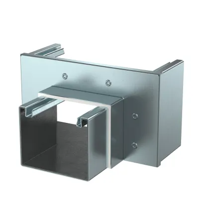 OBO Bettermann Reduzierstück PLM RP 1220 FS 7218102 | Brandschutzgewebe | 200x120 mm | Stahl bandverzinkt | zink