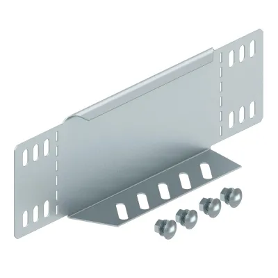 OBO BETTERMANN Reduzierwinkel/Endabschluss RWEB 810 FS 7110103 | Kabelrinne 85x100 mm | Stahl bandverzinkt | zink