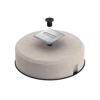 OBO Bettermann TrayFix-10-L 5403101 | Rinnenbefestigungs-Set für Gitterrinnen & Kabelrinnen | Flachdach