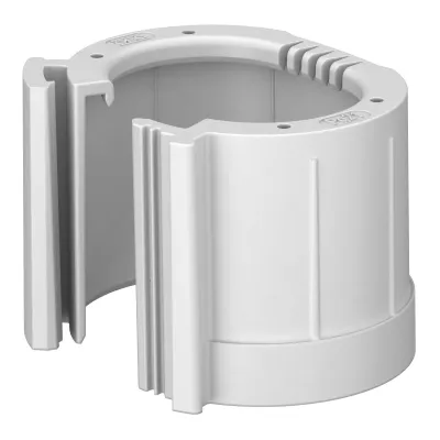 OBO Bettermann Rohrendtülle teilbar 129 TB PG21 | Endtülle Kunststoff PE | 28,3 mm Steck | lichtgrau RAL7035