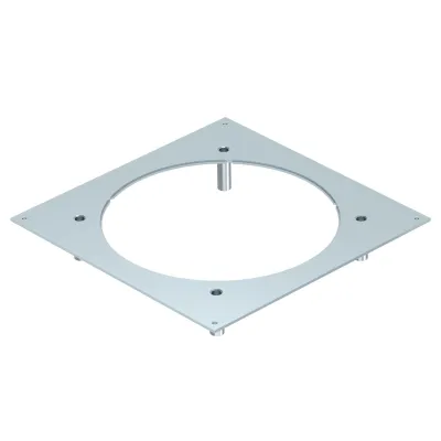 OBO BETTERMANN Schwerlast-Montagedeckel DUG 350-3 R9SL 7401416 | 382x382 mm | Stahl | 4 mm | trocken | rechteckig
