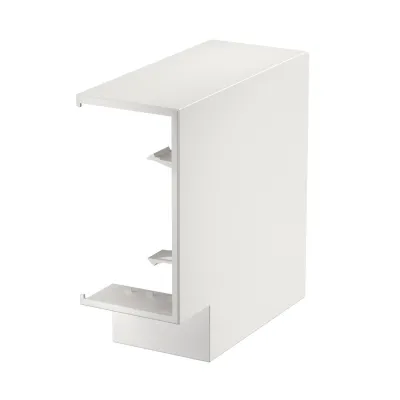 OBO Bettermann Flachwinkel BRK FW70130 rws | 90° Haubenformteil | 70x130mm | Kunststoff | halogenfrei | RAL 9010 weiß
