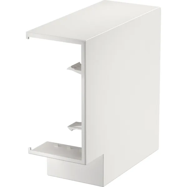 OBO Bettermann Flachwinkel BRK FW70130 rws | 90° Haubenformteil | 70x130mm | Kunststoff | halogenfrei | RAL 9010 weiß