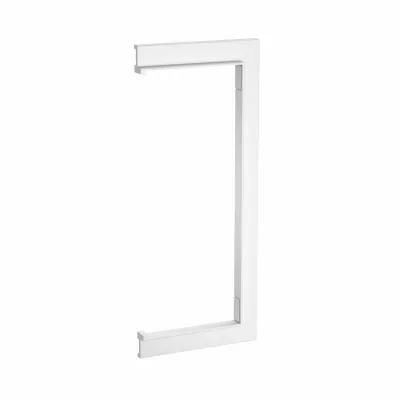 Rehau Wandanschlussblende BRK WA70170 rws | Universal für Geräteeinbaukanal | Kunststoff | 70x170 mm | RAL 9010 Weiß