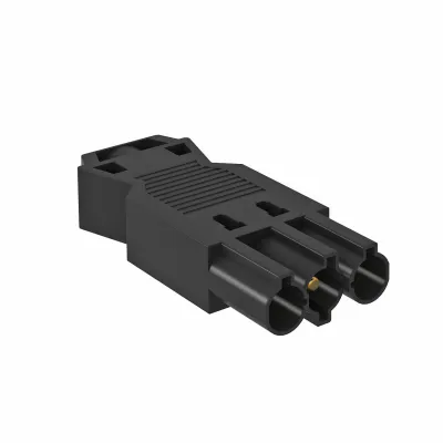 OBO Bettermann Steckerteil 3-polig ST-S GST18i3p SW 6108054 | Schraubanschluss | 250V 16A | 0,75–2,5mm² | schwarz