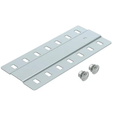 OBO Bettermann Stoßstellenleiste SSLB 200 FS 7070213 | Kabelrinne 200mm | Stahl bandverzinkt | Funktionserhalt