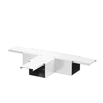 OBO Bettermann T-Abzweig PLM TB 0810 RW | Brandschutzgewebe | Stahl beschichtet | 100x80 mm | RAL 9010 Reinweiß