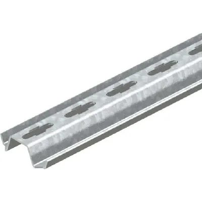 OBO Bettermann Profilschiene TPS 3000 FS 6364802 | TP-Profil gelocht | 3000x60x20 mm | Stahl bandverzinkt | zink