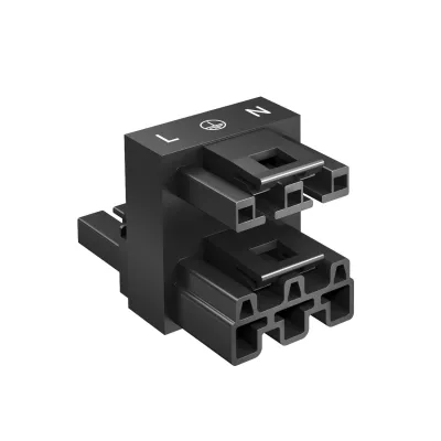 OBO Bettermann Verteilerblock VB2-WIN 3P 6108970 | 3-polig | WINSTA MIDI | Federzuganschluss | PA schwarz | 51x30x33 mm