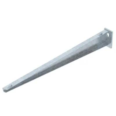 OBO Bettermann Wand- und Stielausleger AW G 15 51 FT | Gitterrinnenbefestigung | 510mm | 1,5kN | Stahl feuerverzinkt