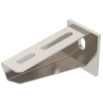 OBO BETTERMANN Wand- und Stielausleger AW 30 11 A2 | 6442803 | Edelstahl 304 | 110x60mm | 90° | unbehandelt