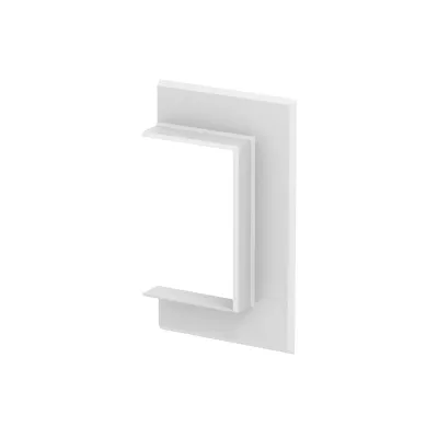 OBO BETTERMANN Wandabschlussblende G-KWAO70110RW | offen | 178x104mm | Kunststoff | halogenfrei | RAL9010