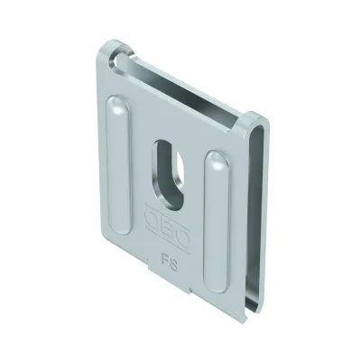 OBO Bettermann Wandbefestigung K 12 1818 FS | Gitterrinne 50x59 mm | Stahl bandverzinkt | zink