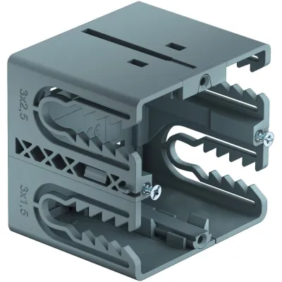 OBO Bettermann Geräteeinbaudose SIGNA BASE BRK GD 6133577 | 1-fach | Polyamid | blaugrau RAL 7031