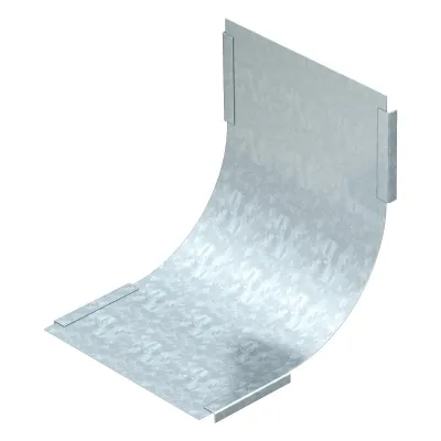 OBO Bettermann Deckel für Vertikalbogen DBV 200 S FS 7130813 | Kabelrinne 90° steigend | 200 mm | Stahl bandverzinkt