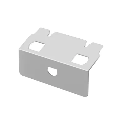 OBO Bettermann Datentechnikträger DT UH2 B 7368472 | Montagehalter für UDHOME2 Typ B | 2 Module | Metall | Edelstahl