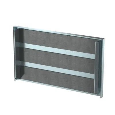 OBO Bettermann Endstück PLM EP 1220 FS 7218094 | Brandschutzgewebe | Stahl bandverzinkt | 205x20x121mm | 4-seitig